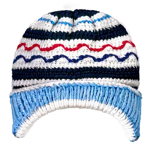Striped Winter Hat PNG Vfy PNG