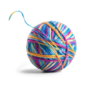 Striped Yarn Ball PNG Eky61 PNG
