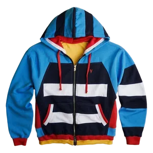 Striped Zip Up Hoodie PNG Ttu PNG