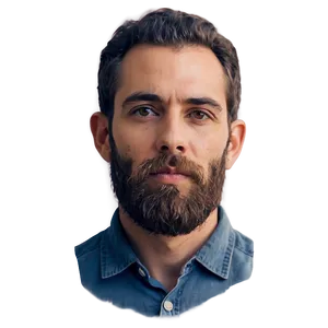 Stubble Beard Look PNG 05042024