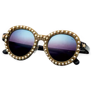 Studded Sunglasses Luxury Png 04292024 PNG image