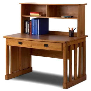 Student Desk With Hutch PNG 31