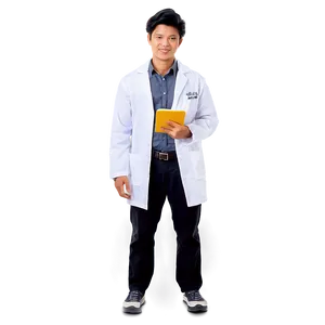 Student In Lab Coat PNG 25 PNG