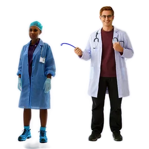 Student In Lab Coat PNG 38 PNG