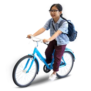 Student Riding Bike PNG Hyi69 PNG