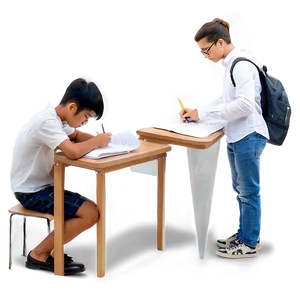 Student Writing Exam PNG 25 PNG