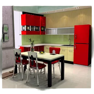 Studio Apartment Interior Png Deo PNG image