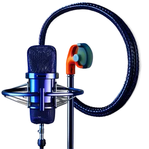 Studio-quality Podcast Mic Png 13 PNG image