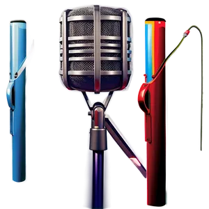 Studio Radio Microphone Png 06272024 PNG image