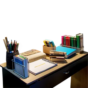 Study Desk Organization Ideas Png Nwg16 PNG image