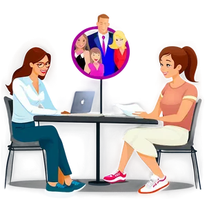 Study Group Cartoon PNG 1
