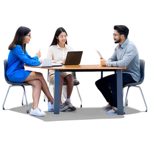 Study Group Cartoon PNG 38