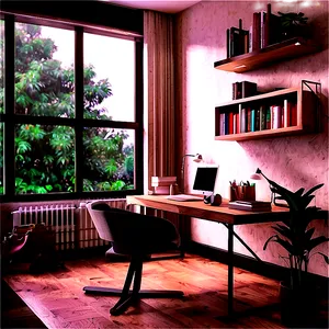 Study Room Decor Inspiration Png 41 PNG image