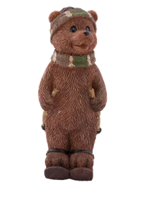 Stuffed Bear With Hat And Scarf