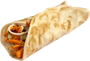 Stuffed Chicken Shawarma Wrap