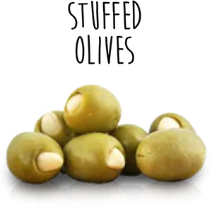 Stuffed Green Olives PNG image