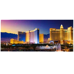 Stunning Las Vegas Skyline Png 68 PNG image