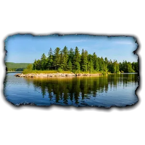 Stunning Maine Landscape PNG Igu PNG