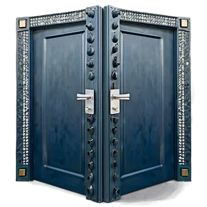 Sturdy Metal Door PNG Yem87