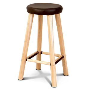 Sturdy Wooden Barstool Png 94 PNG image