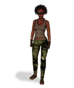 Stylish Animated Character Camouflage Pants