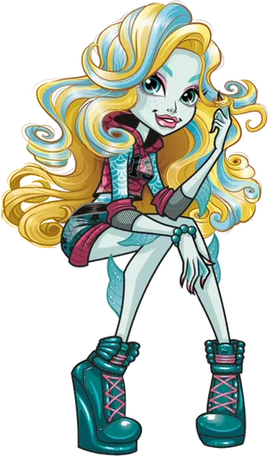 Stylish_ Animated_ Character_ Pose PNG