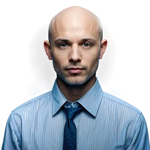 Stylish Bald Model Png Cll PNG image