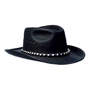 Stylish Black Cowboy Hat Png Xas PNG image