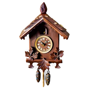 Stylish Cuckoo Clock PNG Nol