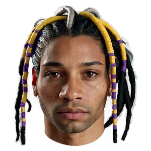 Stylish Dreads Look PNG 05242024