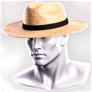 Stylish Farmer Fedora Hat PNG Qmd