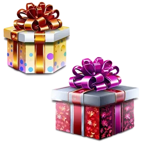 Stylish Gift Box PNG 83