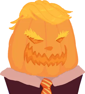 Stylish Jack O Lantern Character PNG image