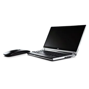Stylish Laptop Representation PNG 4