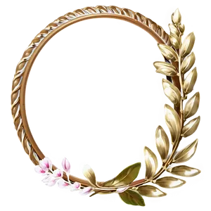 Stylish Laurel Frame PNG 06262024 PNG