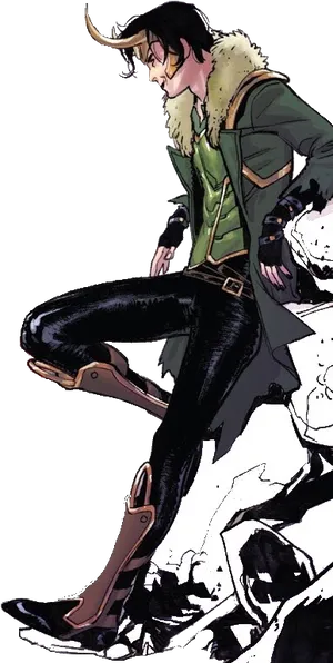 Stylish Loki Artwork PNG