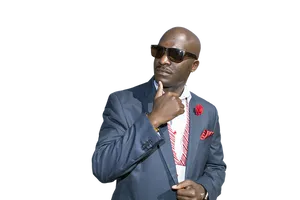 Stylish Manin Suitwith Sunglasses