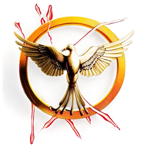 Stylish Mockingjay Graphic PNG Fav