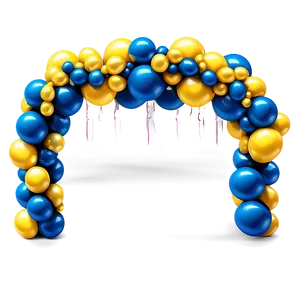 Stylish Prom Night Balloon Arch PNG Ykt PNG