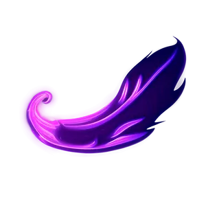 Stylish Purple Flame PNG 3