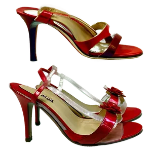 Stylish Red Heels Png 06122024 PNG image