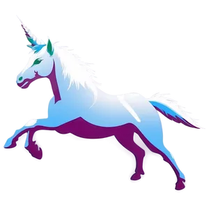 Stylish Unicorn Silhouette PNG 82 PNG
