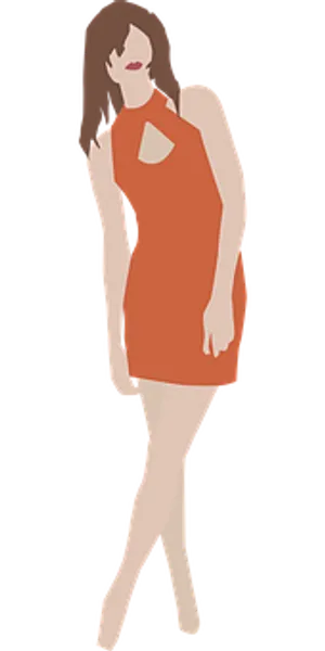 Stylish Woman Vector Illustration