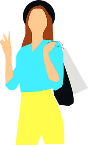 Stylish Woman Vector Illustration