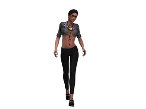 Stylish3 D Model Woman