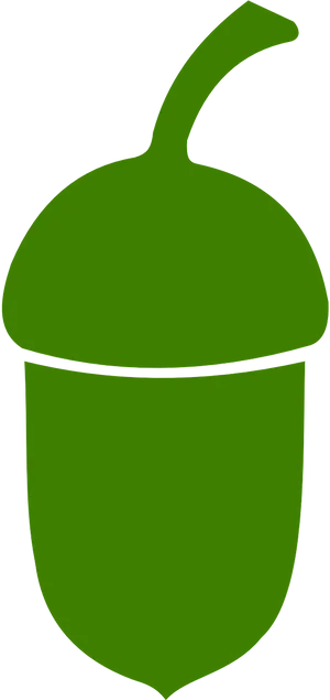 Stylized Acorn Icon PNG