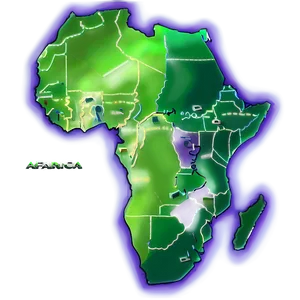 Stylized Africa Outline Png 06262024 PNG image