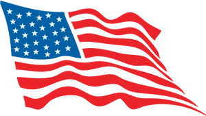 Stylized American Flag Illustration PNG image