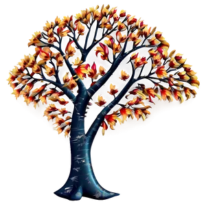 Stylized Autumn Tree PNG 93 PNG