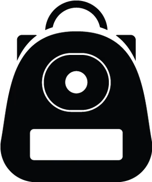 Stylized Backpack Icon PNG image